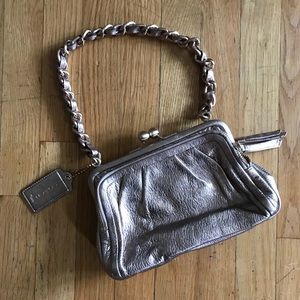 Coach metallic purse